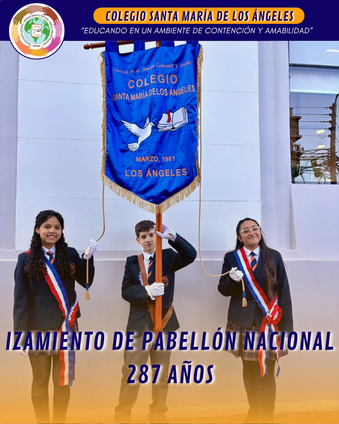 Izamiento del Pabellón Nacional 2026