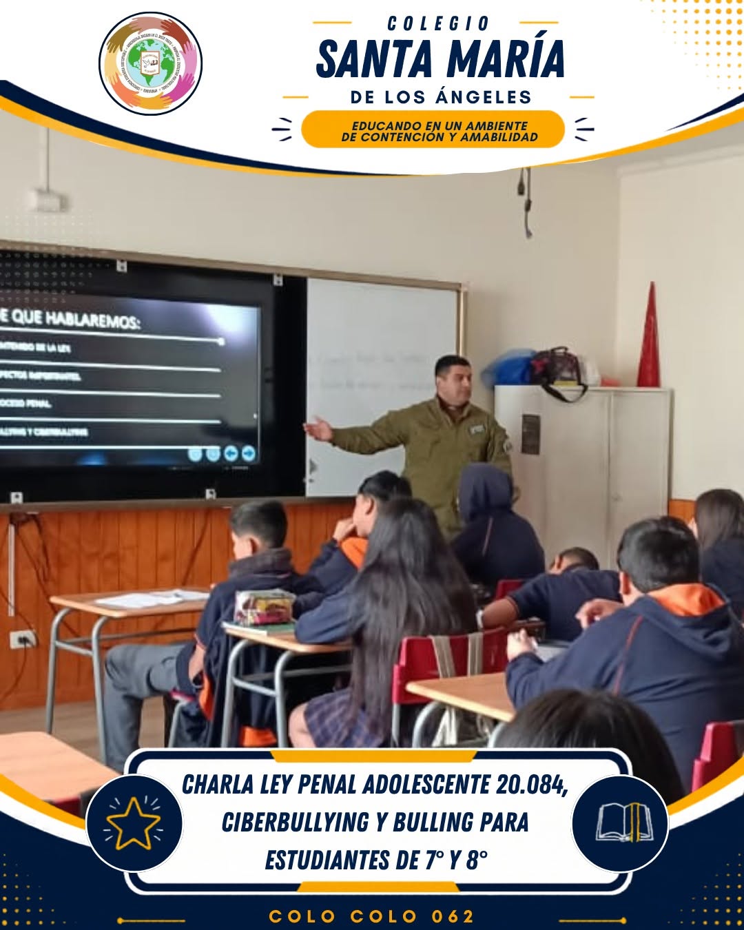 Charla Ley Penal Adolescente 20.084 - 7° y 8° Básico