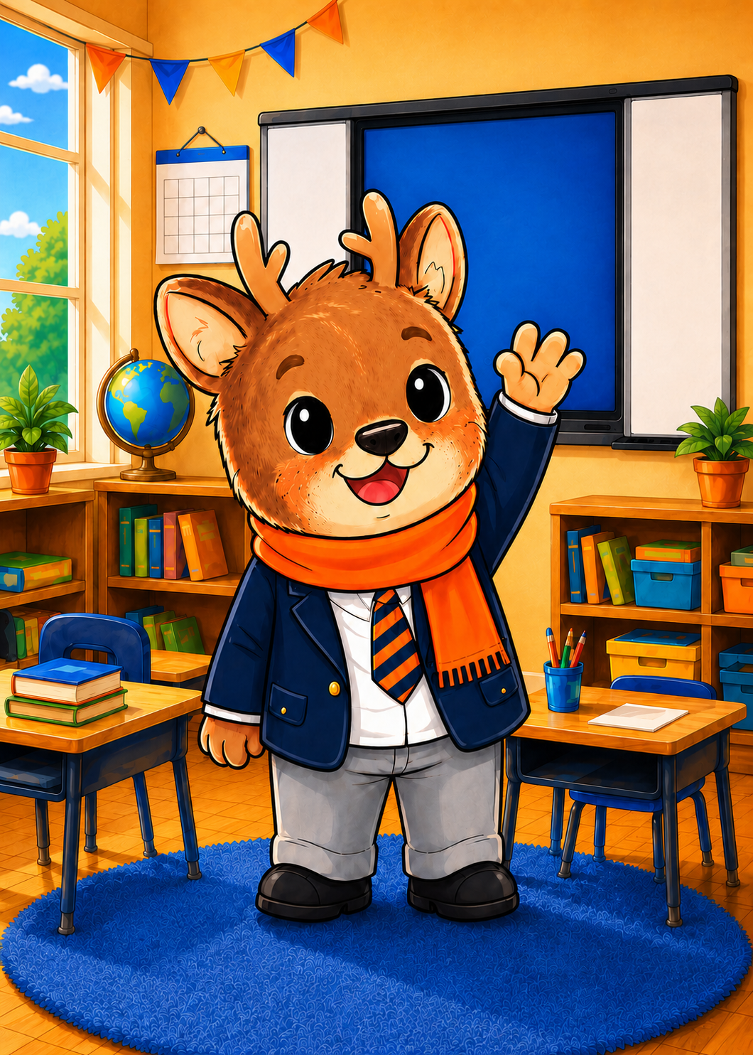 Mascota del Colegio Santa María de Los Ángeles
